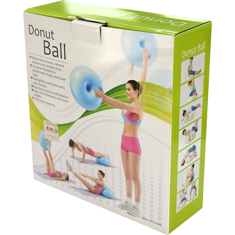 ลูกบอลทรงโดนัท ABLOOM 0160028018019 สีฟ้า